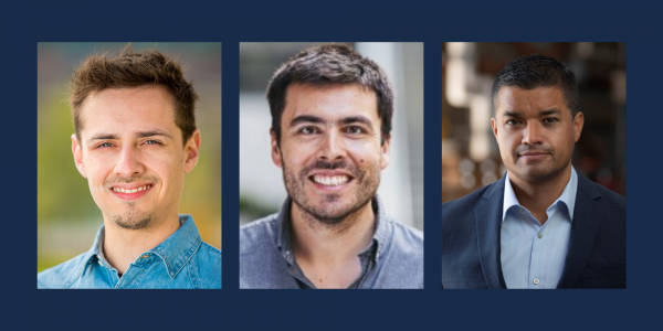Claudio Sepulveda's, Ricardo Bustamante's, and Gilberto Mosqueda's Headshots